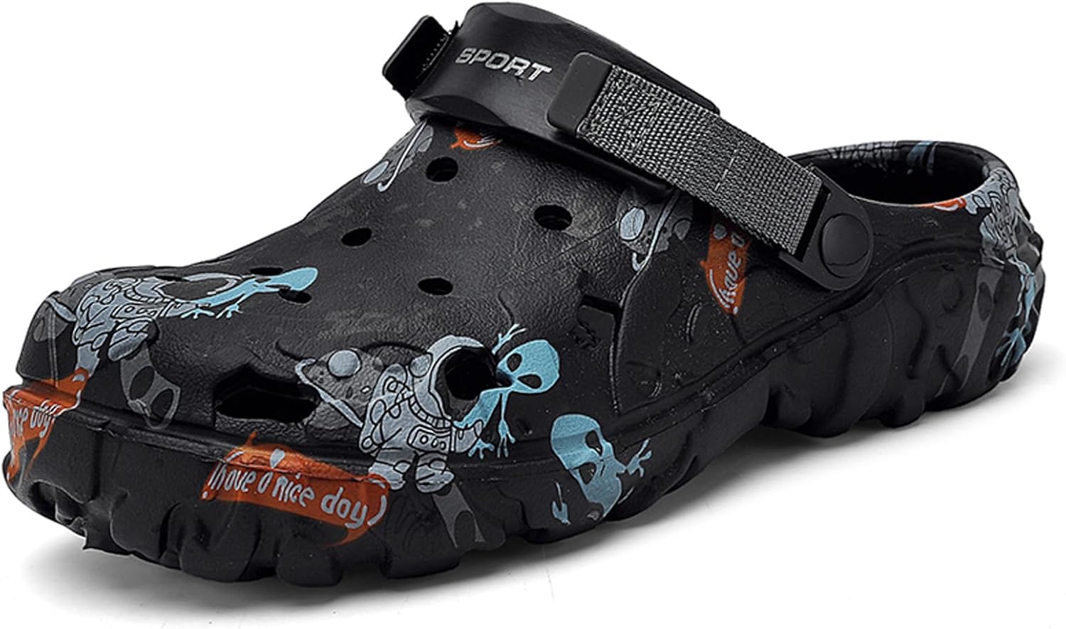 Мужские садовые сабо: Классическое лето - пляжные сандалии для улицы Xjitiger, черный
Мужские садовые сабо: Классическое лето - пляжные сандалии для улицы Xjitiger, черный