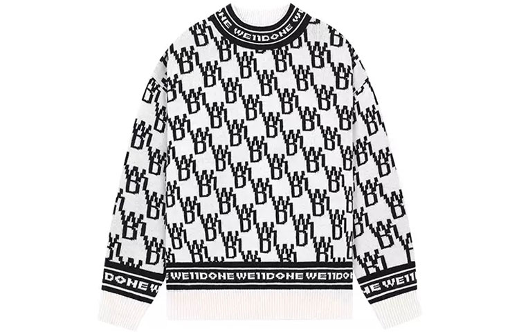 Футболка с принтом по всей поверхности WE11DONE, черно-белая
Футболка с принтом по всей поверхности WE11DONE, черно-белая