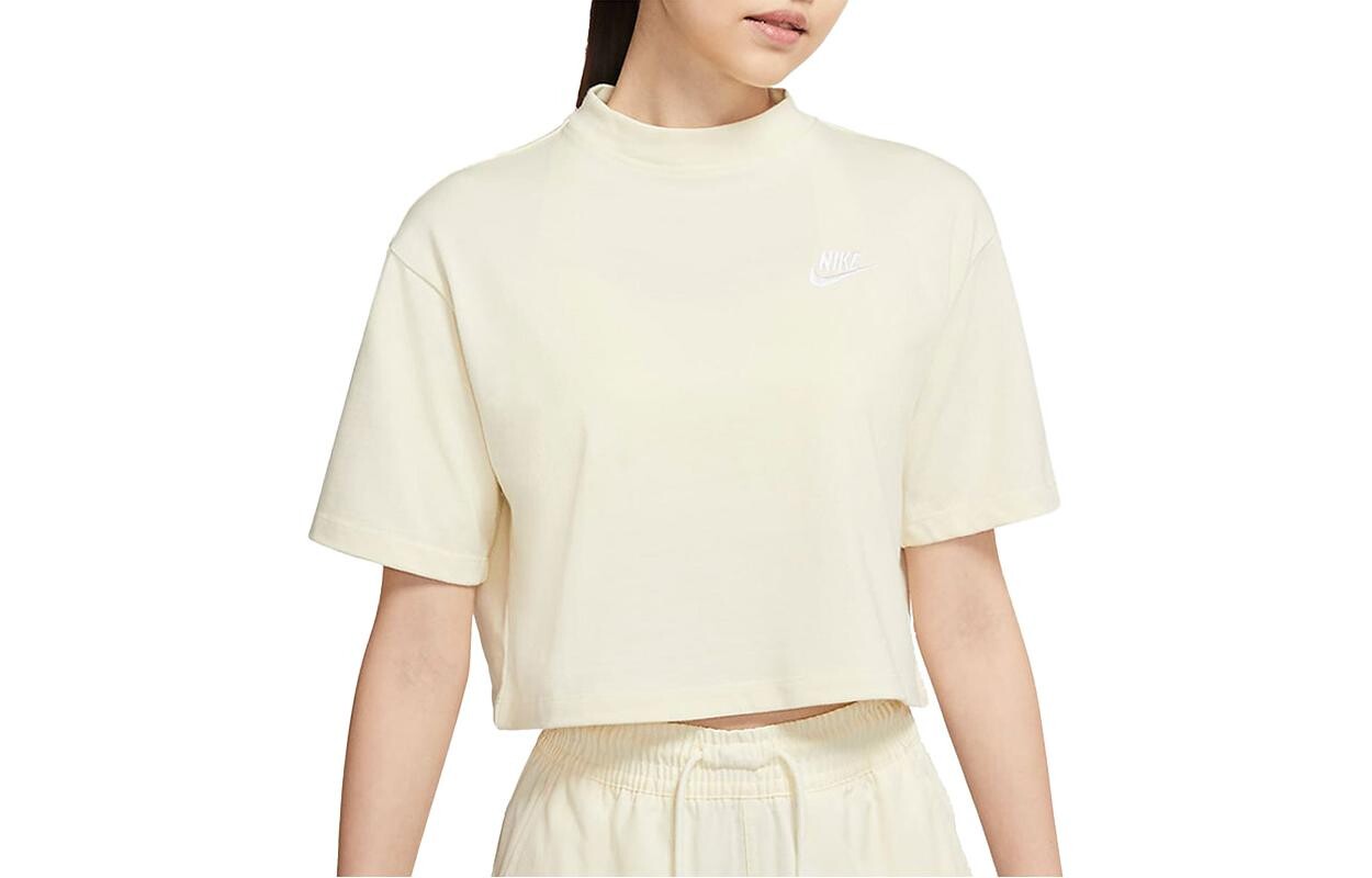 Укороченный топ женский желтый Nike 
Укороченный топ женский желтый Nike