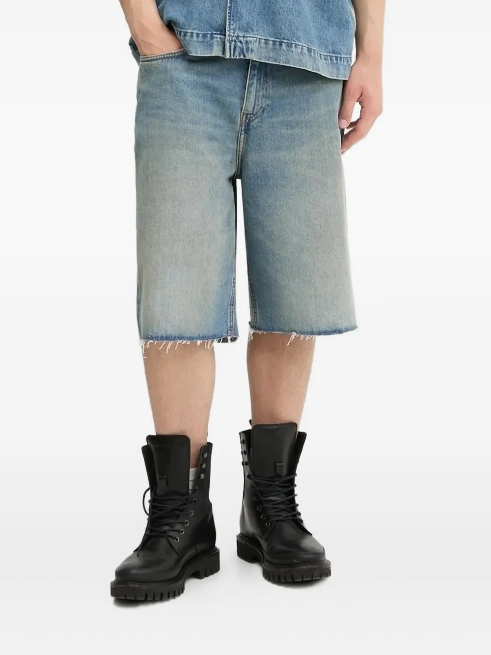 Потертые джинсовые шорты Won Hundred, синий
Потертые джинсовые шорты Won Hundred, синий