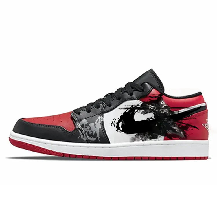 Jordan Баскетбольные кроссовки Air 1 из износостойкого дышащего материала с низким верхом, винтажные, мужские, черные, красные, белые
Jordan Баскетбольные кроссовки Air 1 из износостойкого дышащего материала с низким верхом, винтажные, мужские, черные, красные, белые