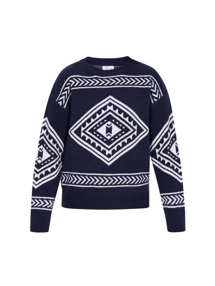 Женский свитер темно-синего цвета IZIA
Женский свитер темно-синего цвета IZIA