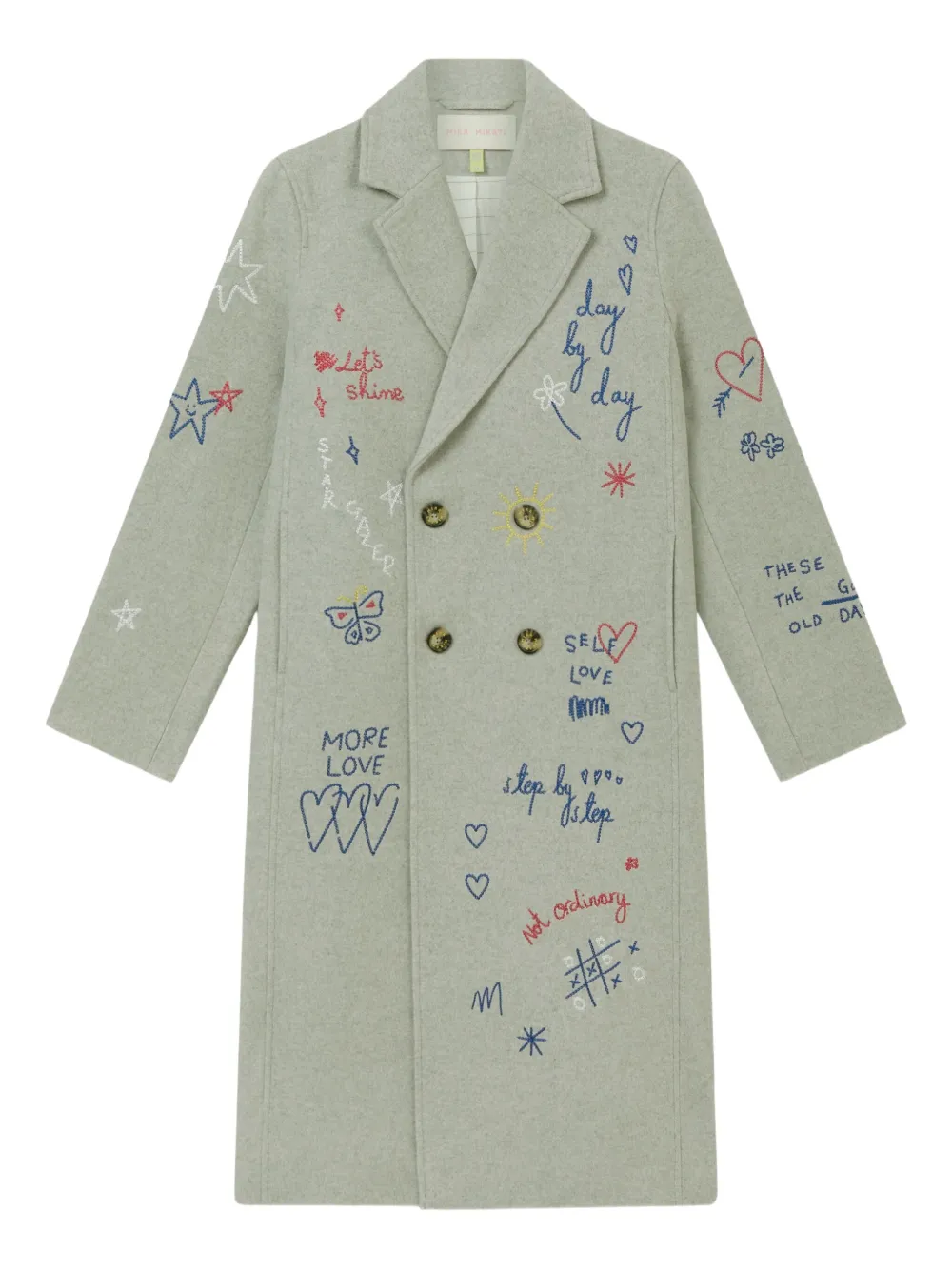 Пальто с графическим принтом Mira Mikati, серый
Пальто с графическим принтом Mira Mikati, серый