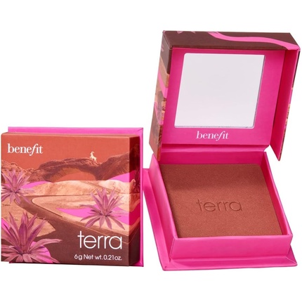 Румяна Benefit Terra Golden Brick-Red 6 г. Вес нетто 0,21 унции 
Румяна Benefit Terra Golden Brick-Red 6 г. Вес нетто 0,21 унции