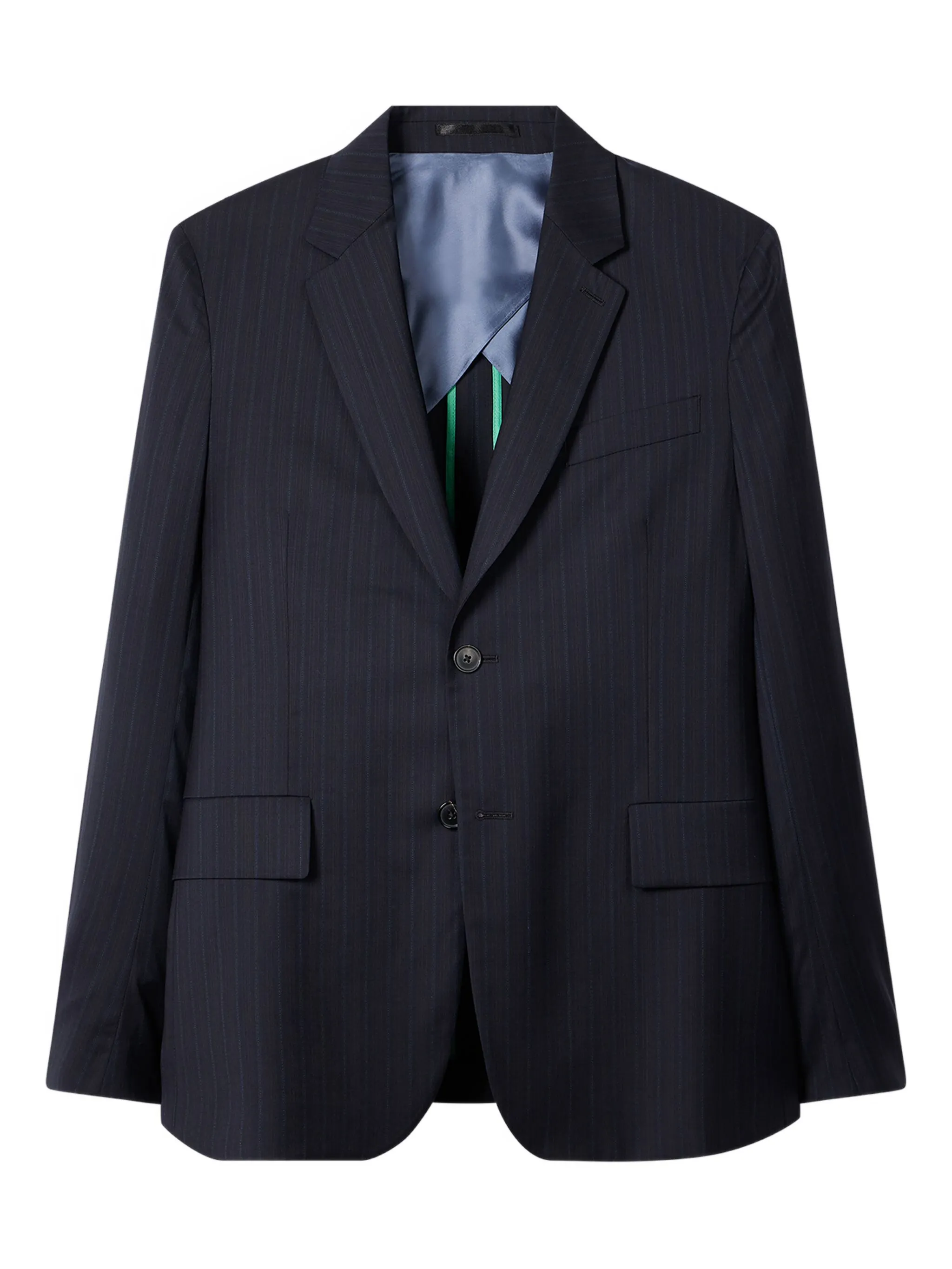 Шерстяной пиджак в тонкую полоску Paul Smith, синий
Шерстяной пиджак в тонкую полоску Paul Smith, синий