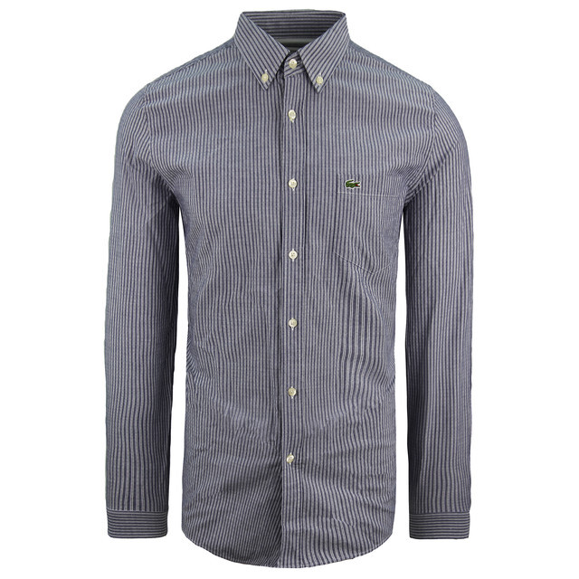 Оксфордская мужская рубашка стандартного кроя Lacoste, синий
Оксфордская мужская рубашка стандартного кроя Lacoste, синий