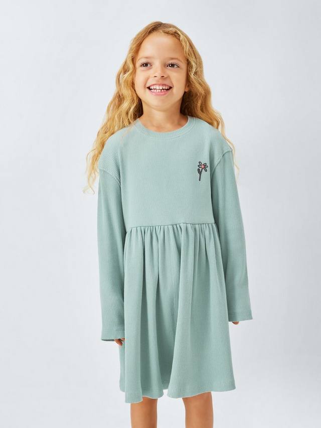 Детское платье из ребристого джерси с цветочным принтом John Lewis, Blue
Детское платье из ребристого джерси с цветочным принтом John Lewis, Blue