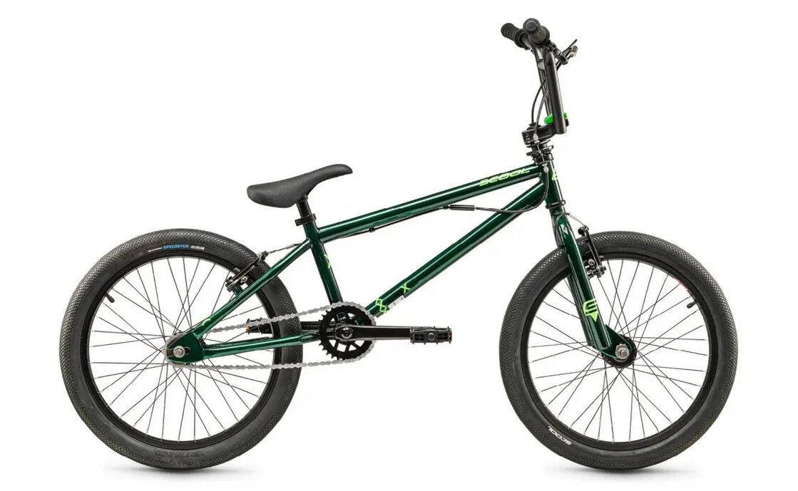 Велосипед BMX S'cool XtriX 20 1-Gang - 20 дюймов - BMX - 2025, цвет Grün|Dark Green/Neon Green
Велосипед BMX S'cool XtriX 20 1-Gang - 20 дюймов - BMX - 2025, цвет Grün|Dark Green/Neon Green