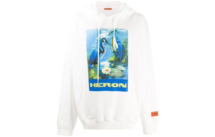 HERON PRESTON Свитшот мужской белый с капюшоном Moderate Regular
HERON PRESTON Свитшот мужской белый с капюшоном Moderate Regular