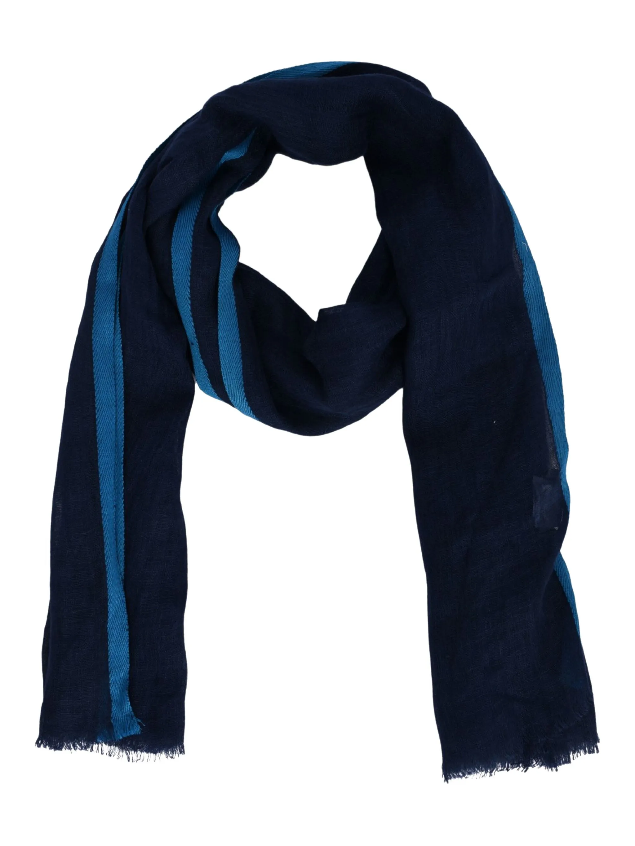 Льняной шарф в полоску Altea, синий
Льняной шарф в полоску Altea, синий