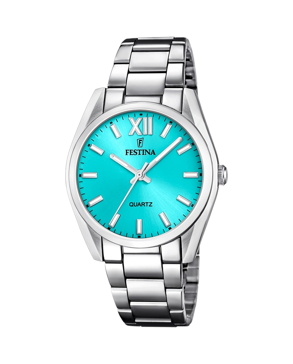 F20622/D Женские часы Boyfriend Alegria из стали с бирюзовым циферблатом Festina, серебро
F20622/D Женские часы Boyfriend Alegria из стали с бирюзовым циферблатом Festina, серебро