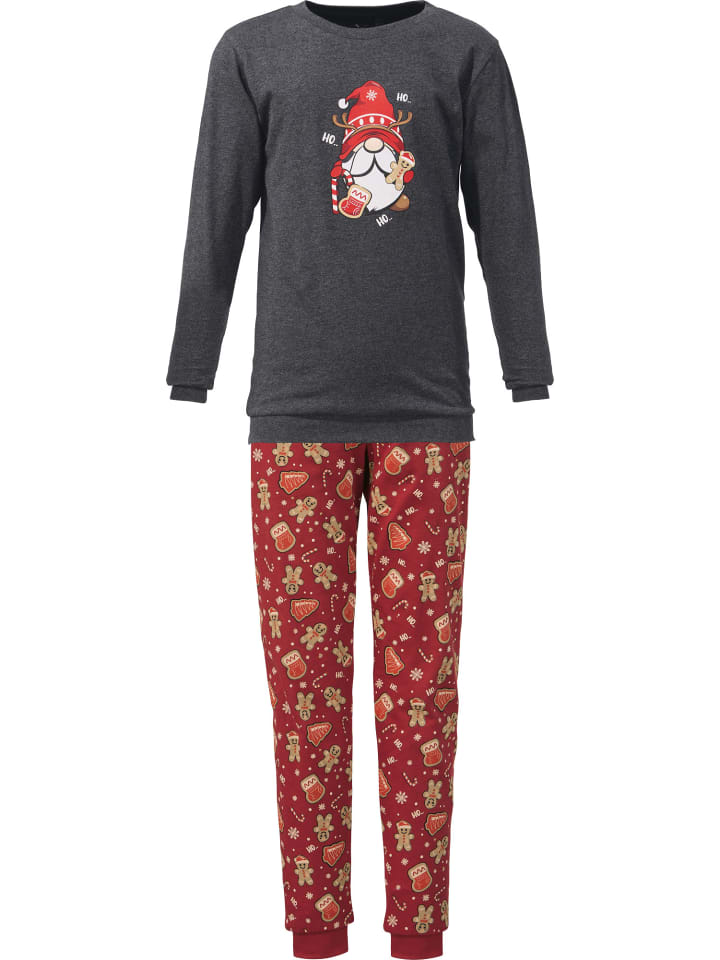 Erwin Müller Детская пижама из трикотажа, антрацитового цвета
Erwin Müller Детская пижама из трикотажа, антрацитового цвета