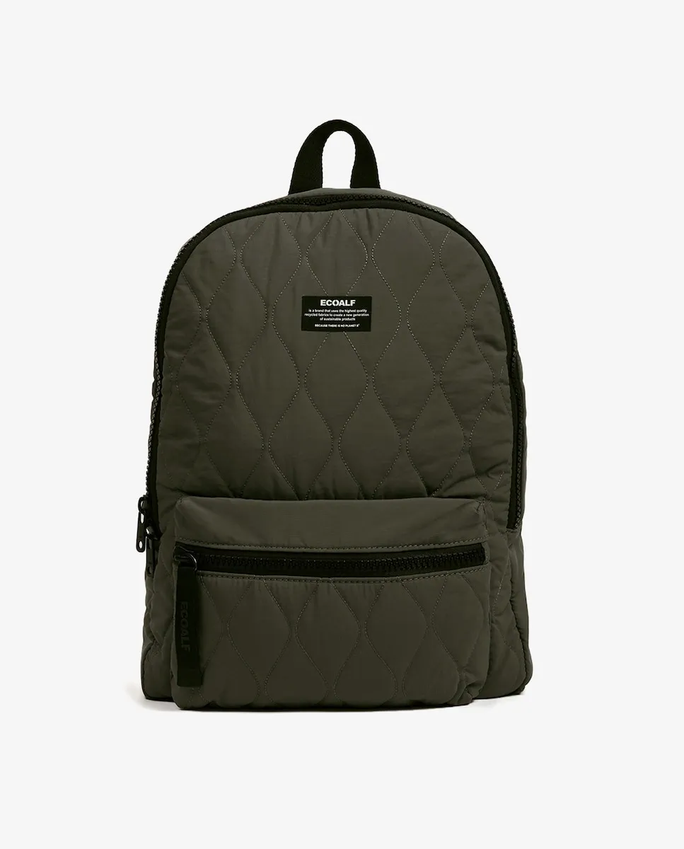 Рюкзак с двухсторонней молнией и передним карманом Ecoalf, темно-зеленый
Рюкзак с двухсторонней молнией и передним карманом Ecoalf, темно-зеленый