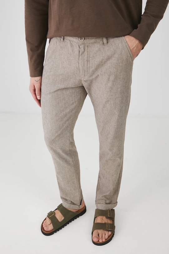 Брюки с добавлением льна Medicine, коричневый 
Брюки с добавлением льна Medicine, коричневый