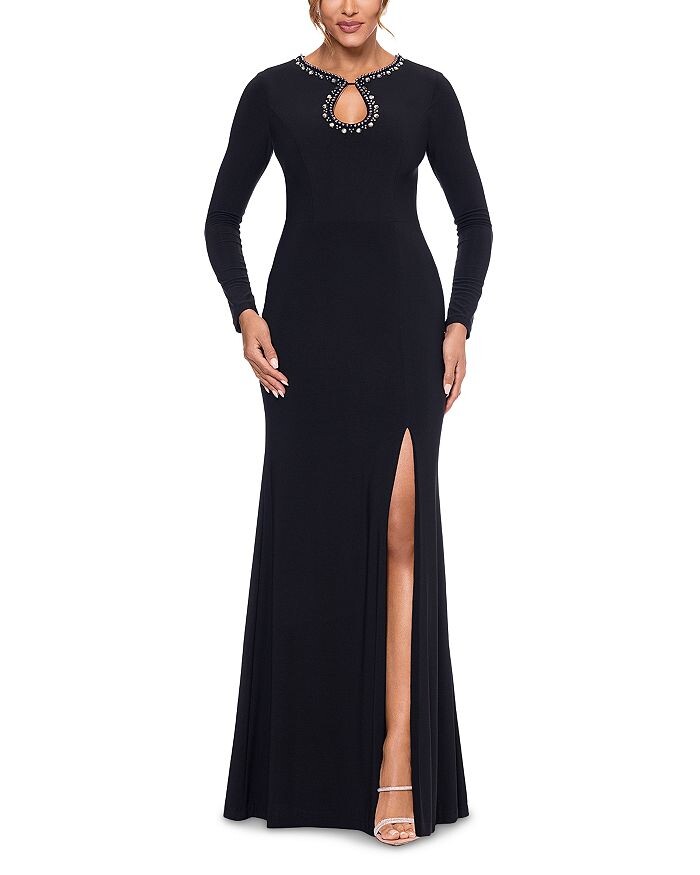 Платье AQUA с украшением в виде замочной скважины, черный
Платье AQUA с украшением в виде замочной скважины, черный