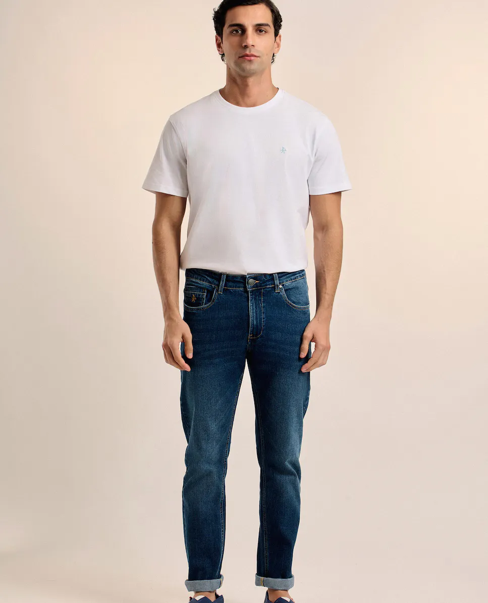 Ковбойские джинсы для мужчин, классический крой Valecuatro, синий
Ковбойские джинсы для мужчин, классический крой Valecuatro, синий