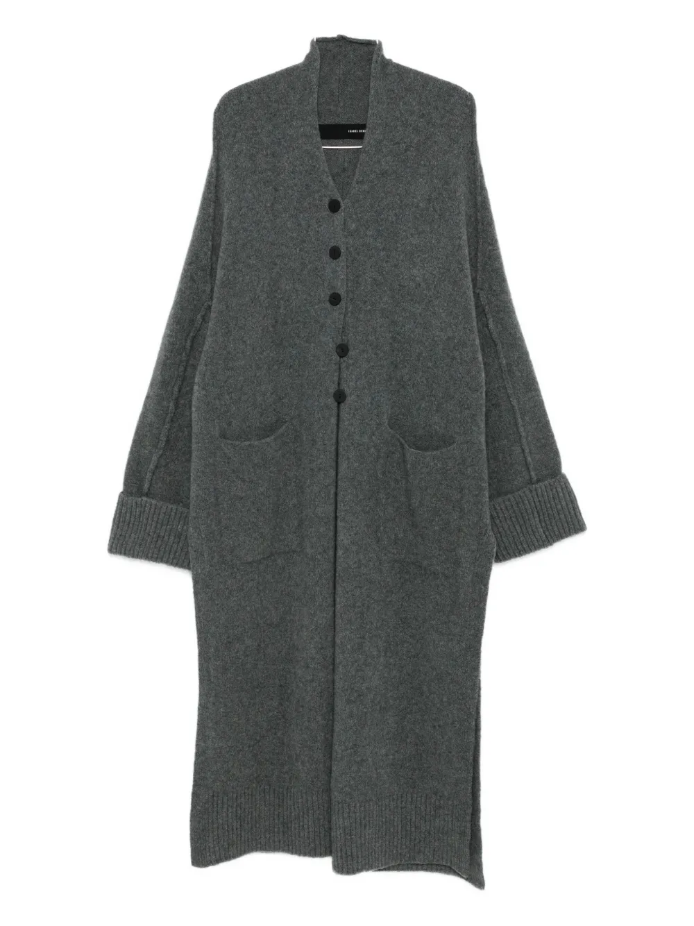 Однобортное пальто оверсайз Isabel Benenato, серый
Однобортное пальто оверсайз Isabel Benenato, серый