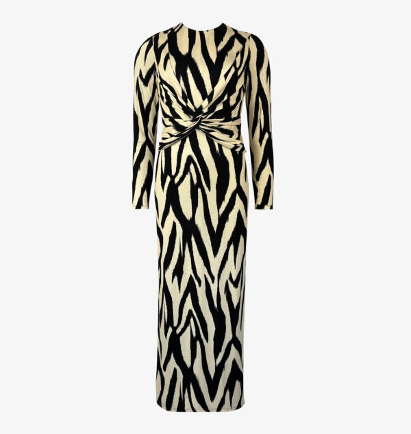 Платье макси из эластичного трикотажного джерси с абстрактным узором и завязками спереди Ro&Zo, цвет mono
Платье макси из эластичного трикотажного джерси с абстрактным узором и завязками спереди Ro&Zo, цвет mono