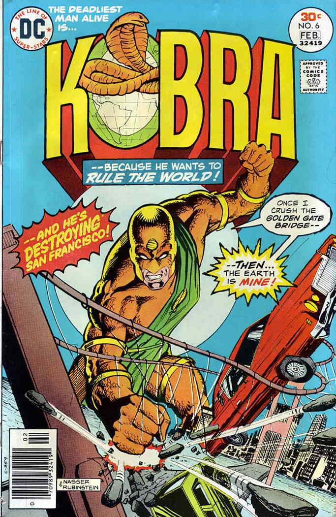 Kobra (1976 series) #6 (DC Comics)
Kobra (1976 series) #6 (DC Comics)