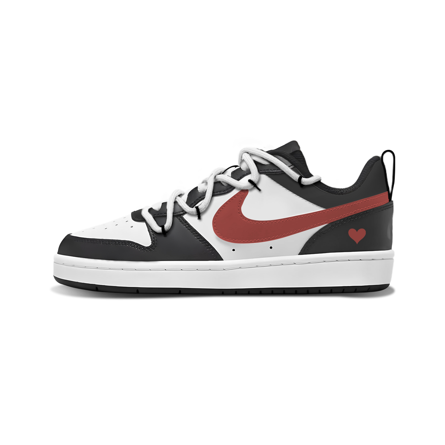 Nike Court borough red heart нескользящие устойчивые к истиранию низкие кроссовки для скейтбординга black детские
Nike Court borough red heart нескользящие устойчивые к истиранию низкие кроссовки для скейтбординга black детские