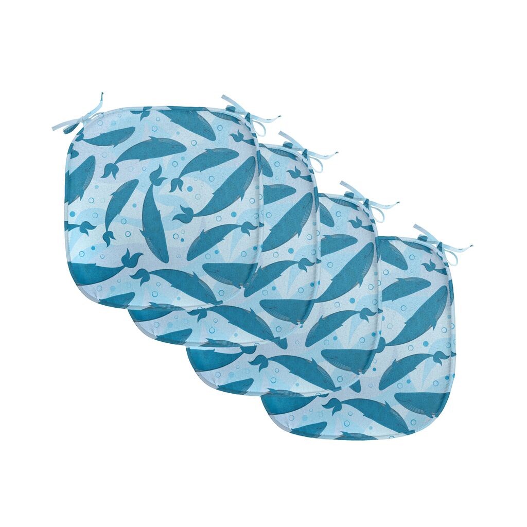 Подушки на обеденный стул ABAKUHAUS Whale, большие синие водные животные, декоративная водонепроницаемая подушка с ремнями для кухонных сидений, 40 см x 40 см — упаковка из 4 шт., светло-голубой, синий
Подушки на обеденный стул ABAKUHAUS Whale, большие синие водные животные, декоративная водонепроницаемая подушка с ремнями для кухонных сидений, 40 см x 40 см — упаковка из 4 шт., светло-голубой, синий