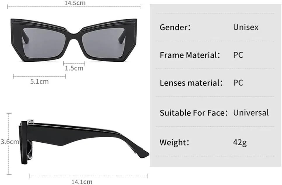 Женские солнцезащитные очки «кошачий глаз» с защитой от УФ-излучения UV400 для занятий спортом на открытом воздухе, бега и езды на велосипеде generic, 04
Женские солнцезащитные очки «кошачий глаз» с защитой от УФ-излучения UV400 для занятий спортом на открытом воздухе, бега и езды на велосипеде generic, 04