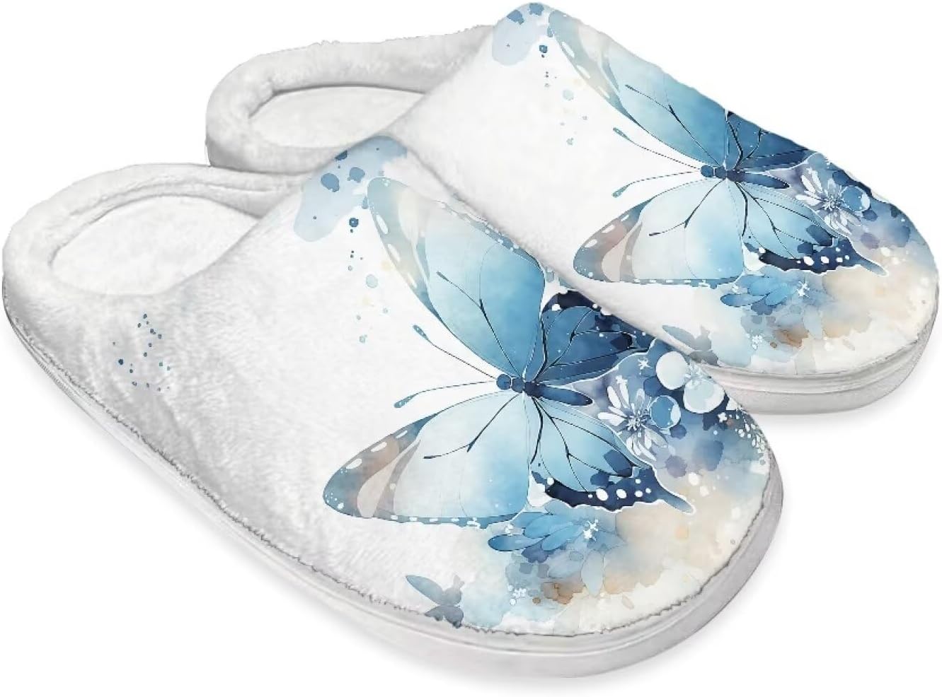 Тапочки STUOARTE для женщин и мужчин, мягкие домашние тапочки, теплые и пушистые, плюшевые, противоскользящие, на низком ходу, белый/синий
Тапочки STUOARTE для женщин и мужчин, мягкие домашние тапочки, теплые и пушистые, плюшевые, противоскользящие, на низком ходу, белый/синий