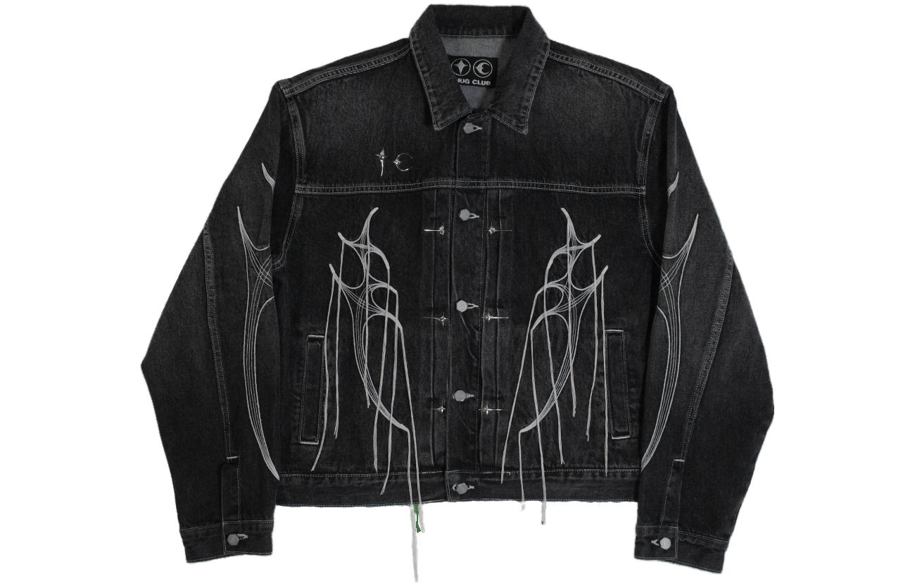 THUG CLUB Джинсовая куртка унисекс черная, Black
THUG CLUB Джинсовая куртка унисекс черная, Black