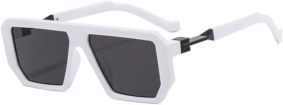 Ретро-солнцезащитные очки в форме многоугольника и квадрата для женщин, модные очки-гелевые очки, солнцезащитные очки UV400 для мужчин WNCKSQ, White Grey
Ретро-солнцезащитные очки в форме многоугольника и квадрата для женщин, модные очки-гелевые очки, солнцезащитные очки UV400 для мужчин WNCKSQ, White Grey