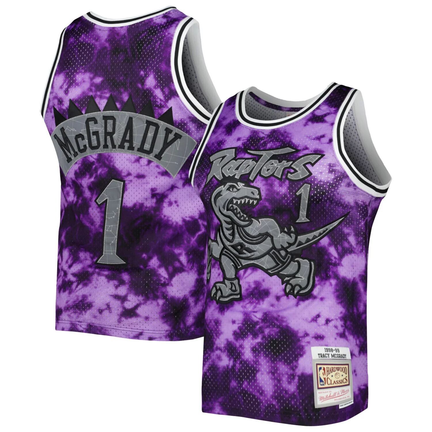 Мужская фиолетовая майка Mitchell & Ness Tracy McGrady Toronto Raptors 1998-99 Galaxy Swingman
Мужская фиолетовая майка Mitchell & Ness Tracy McGrady Toronto Raptors 1998-99 Galaxy Swingman