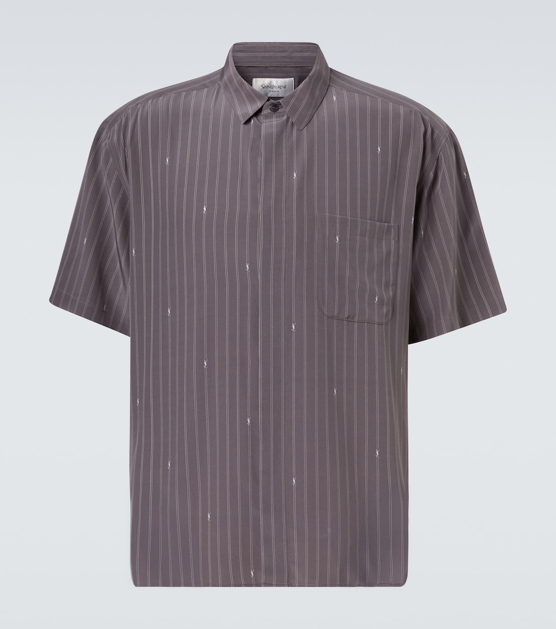 Шелковая блуза крепдешин Cassandre Saint Laurent, Gris Blank
Шелковая блуза крепдешин Cassandre Saint Laurent, Gris Blank