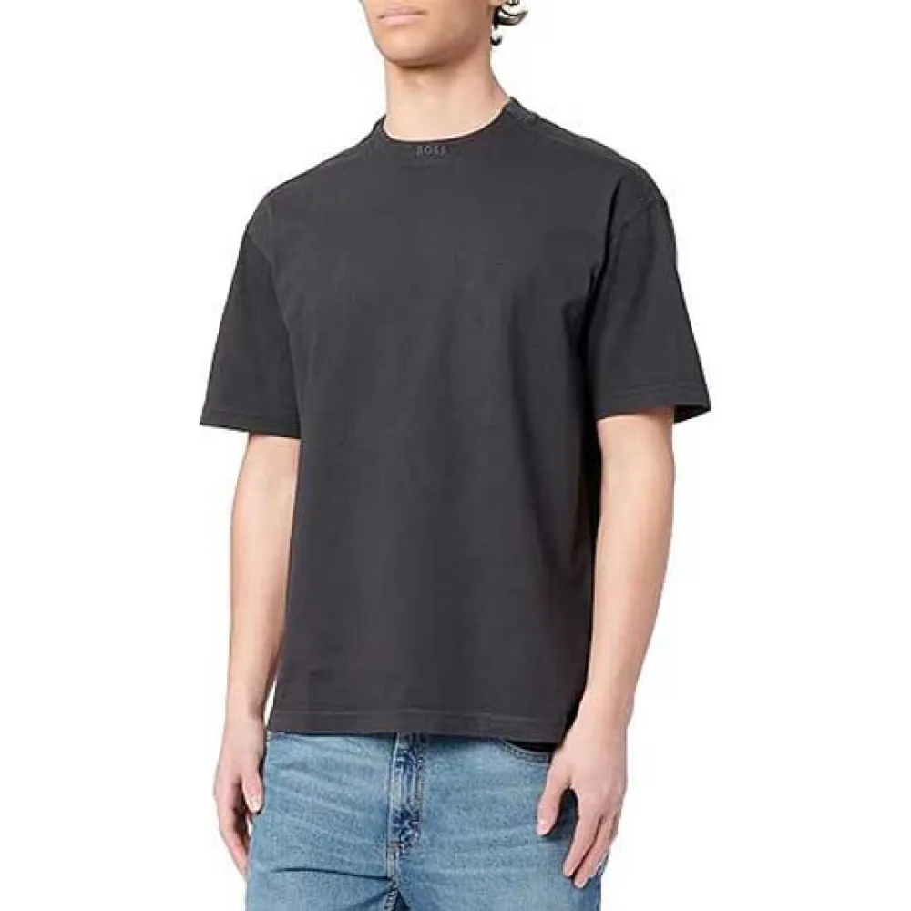 Футболка с коротким рукавом BOSS Dye 10262477, серый 
Футболка с коротким рукавом BOSS Dye 10262477, серый
