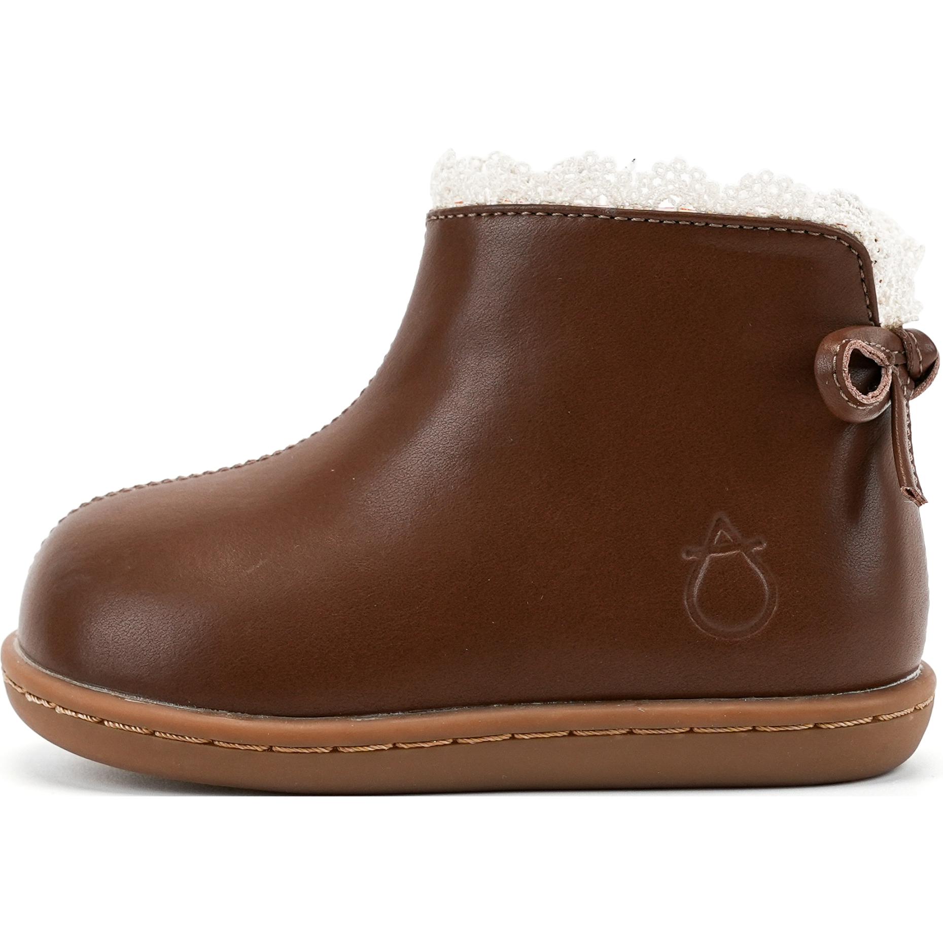 Детские кожаные ботинки для дошкольников QINUOSHU, коричневый
Детские кожаные ботинки для дошкольников QINUOSHU, коричневый