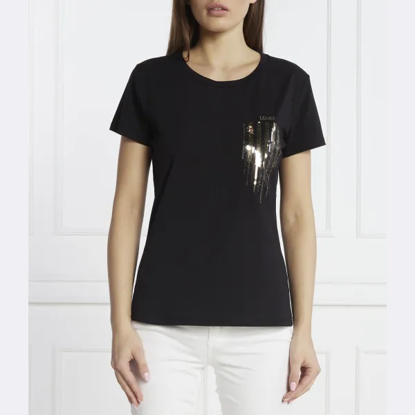 Футболка стандартного кроя Liu Jo, черный
Футболка стандартного кроя Liu Jo, черный