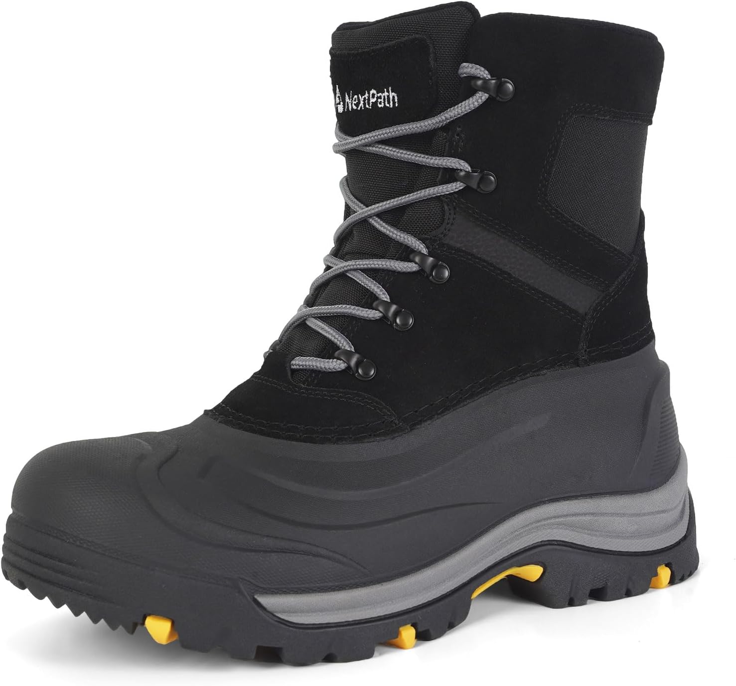 Мужские зимние ботинки Nextpath, водонепроницаемые утепленные зимние ботинки для мужчин, 20 см снежные походные ботинки, черный
Мужские зимние ботинки Nextpath, водонепроницаемые утепленные зимние ботинки для мужчин, 20 см снежные походные ботинки, черный