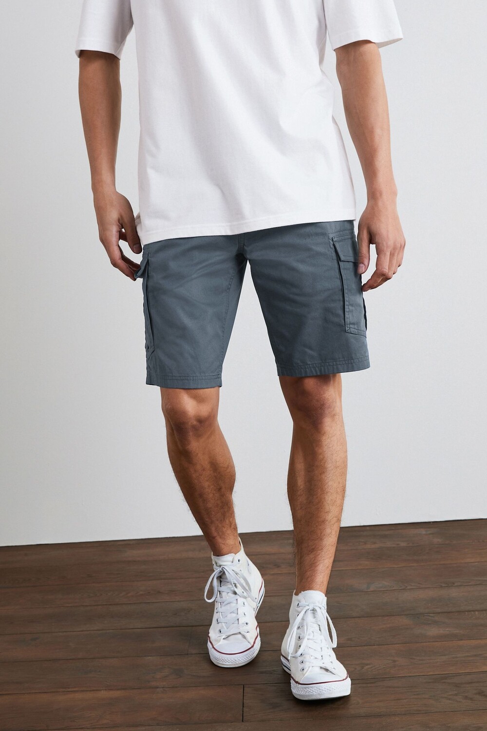 Хлопковые шорты карго Next, синий
Хлопковые шорты карго Next, синий