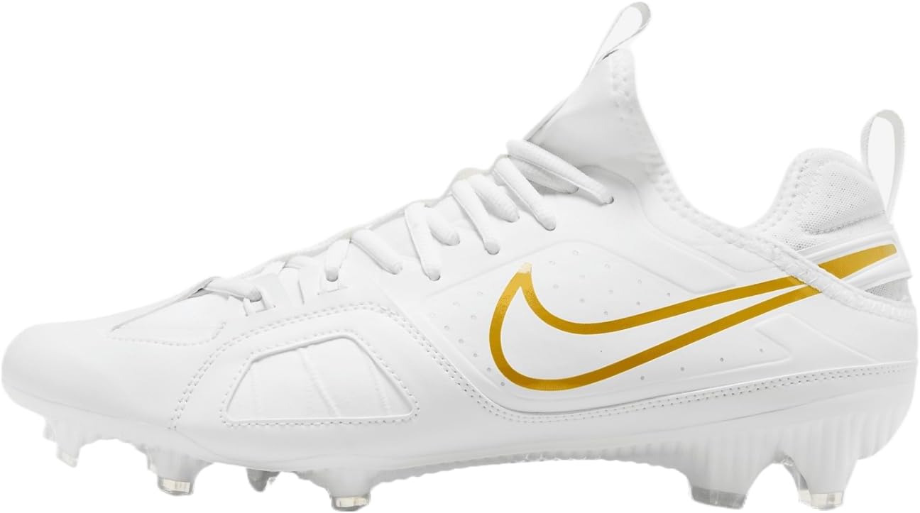 Бутсы для лакросса Nike Huarache 9 Varsity LAX SE, White/White/Metallic Vivid Gold
Бутсы для лакросса Nike Huarache 9 Varsity LAX SE, White/White/Metallic Vivid Gold