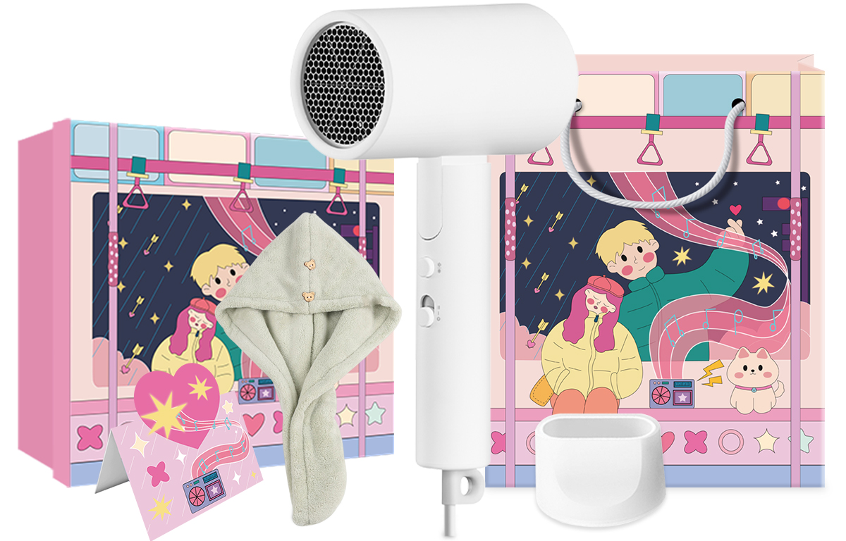 Фен для волос с отрицательными ионами H101 Mi, H101 White Festive Dry Hair Box
Фен для волос с отрицательными ионами H101 Mi, H101 White Festive Dry Hair Box