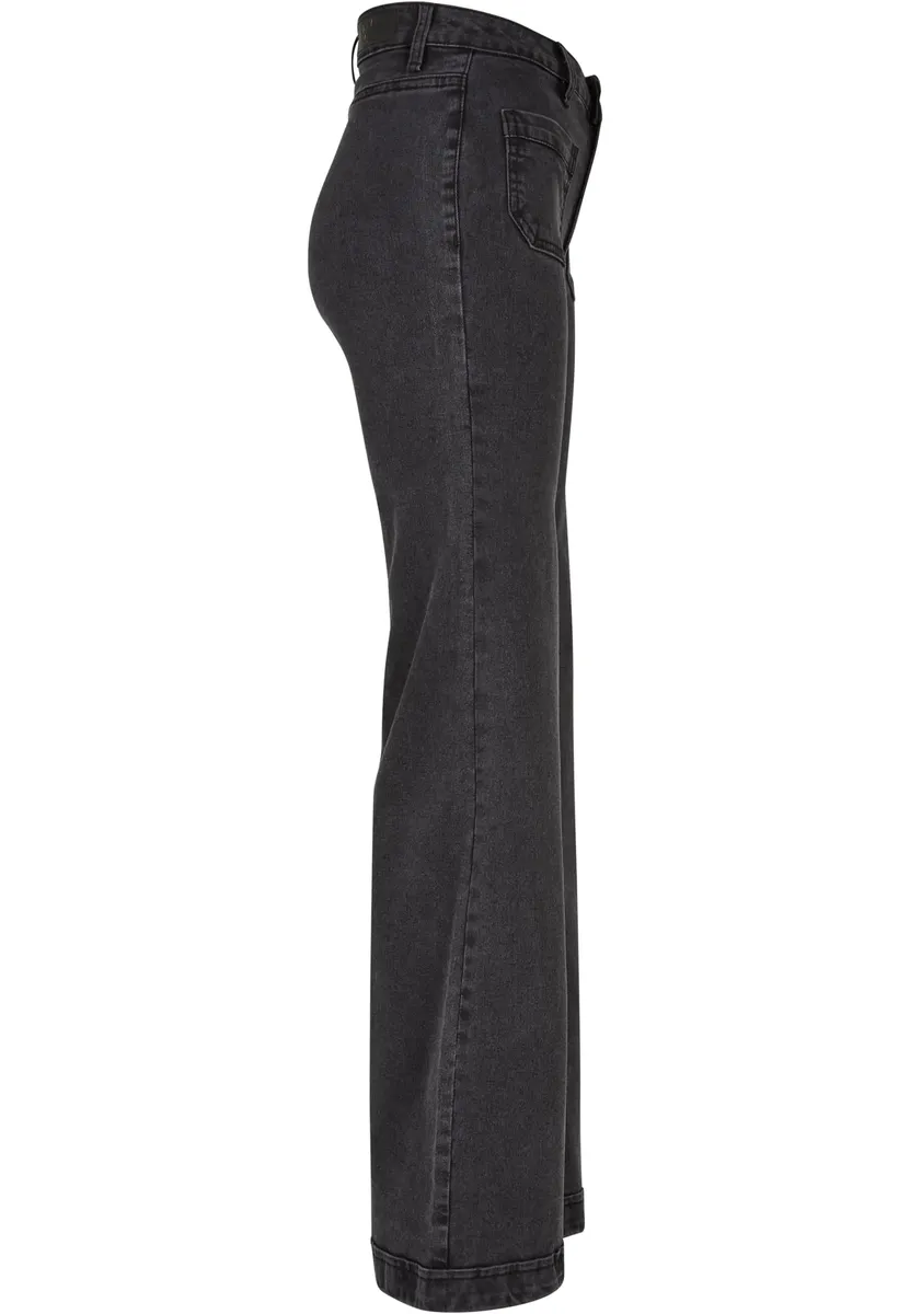 Тканевые брюки URBAN CLASSICS " Urban Classics Women's Ladies Vintage Flared Denim Pants" (1 шт.), цвет Blackwashed
Тканевые брюки URBAN CLASSICS " Urban Classics Women's Ladies Vintage Flared Denim Pants" (1 шт.), цвет Blackwashed