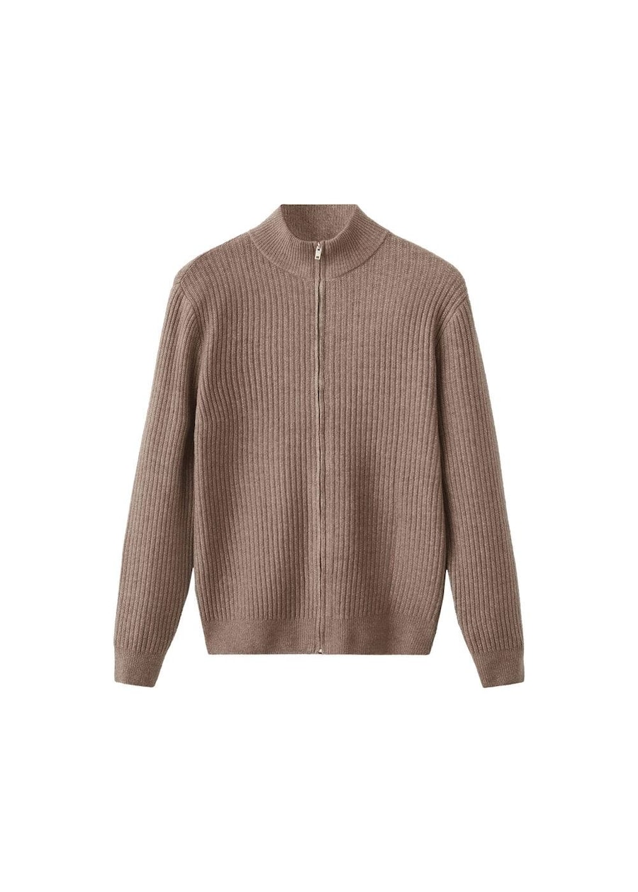 Вязаный кардиган MANGO MAN Parkz, коричневый
Вязаный кардиган MANGO MAN Parkz, коричневый