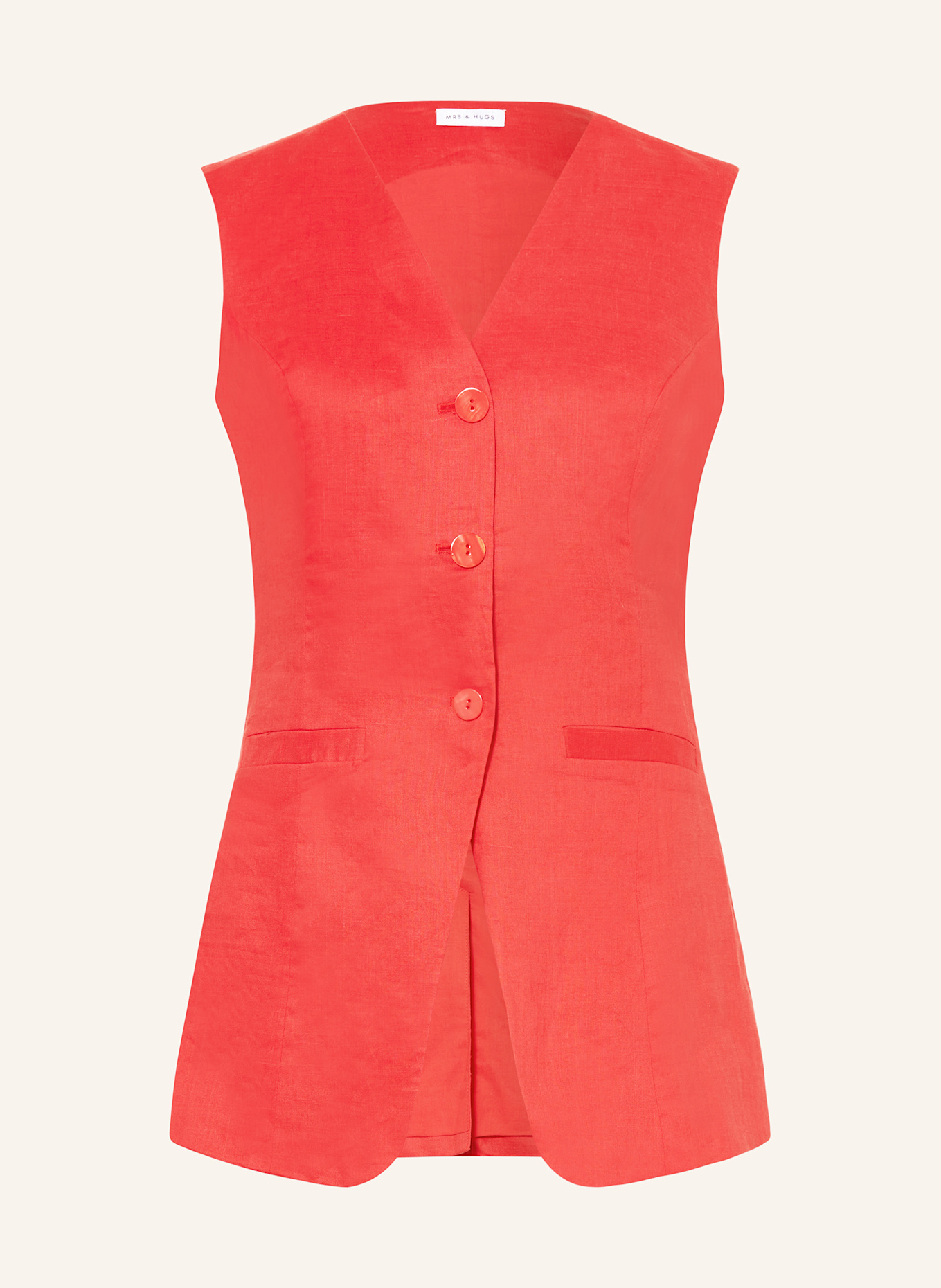 Блейзер жилет Mrs & Hugs, красный
Блейзер жилет Mrs & Hugs, красный