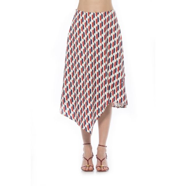 Женская асимметричная юбка-солнце Alexia Admor, цвет red geo
Женская асимметричная юбка-солнце Alexia Admor, цвет red geo