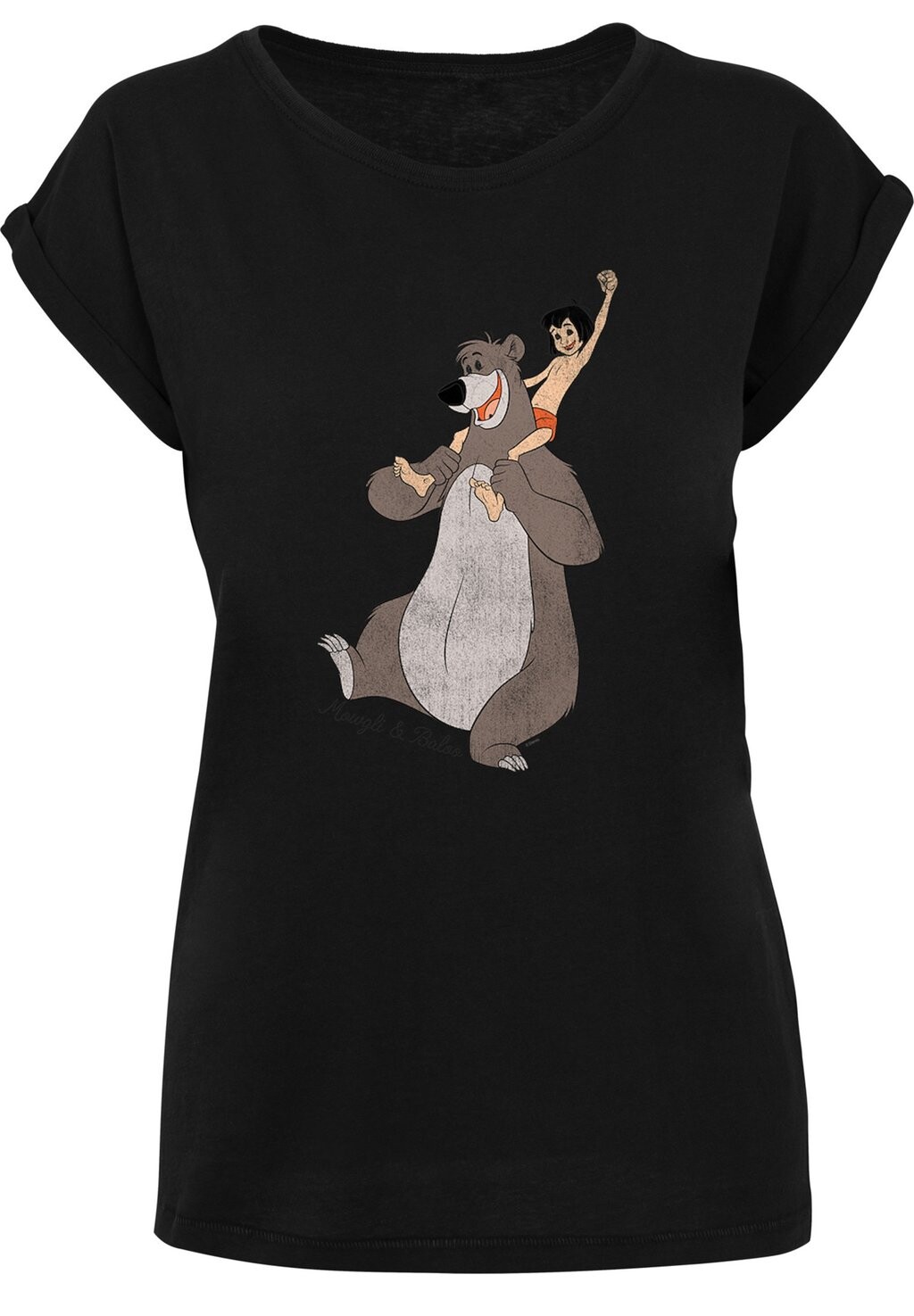 Футболка с принтом EXTENDED SHOULDER DISNEY DSCHUNGELBUCH MOGLI UND BALU F4NT4STIC, черный
Футболка с принтом EXTENDED SHOULDER DISNEY DSCHUNGELBUCH MOGLI UND BALU F4NT4STIC, черный