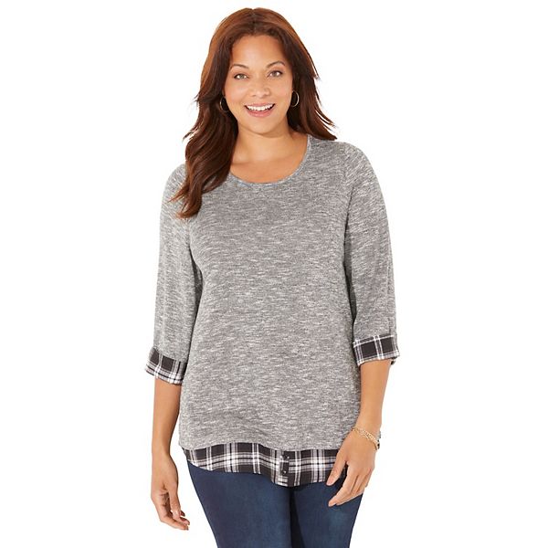 Женская футболка-туника plus size petite impossibly soft duet Catherines, Black, Черный, Женская футболка-туника plus size petite impossibly soft duet Catherines, Black
Женская футболка-туника plus size petite impossibly soft duet Catherines, Black, Черный, Женская футболка-туника plus size petite impossibly soft duet Catherines, Black