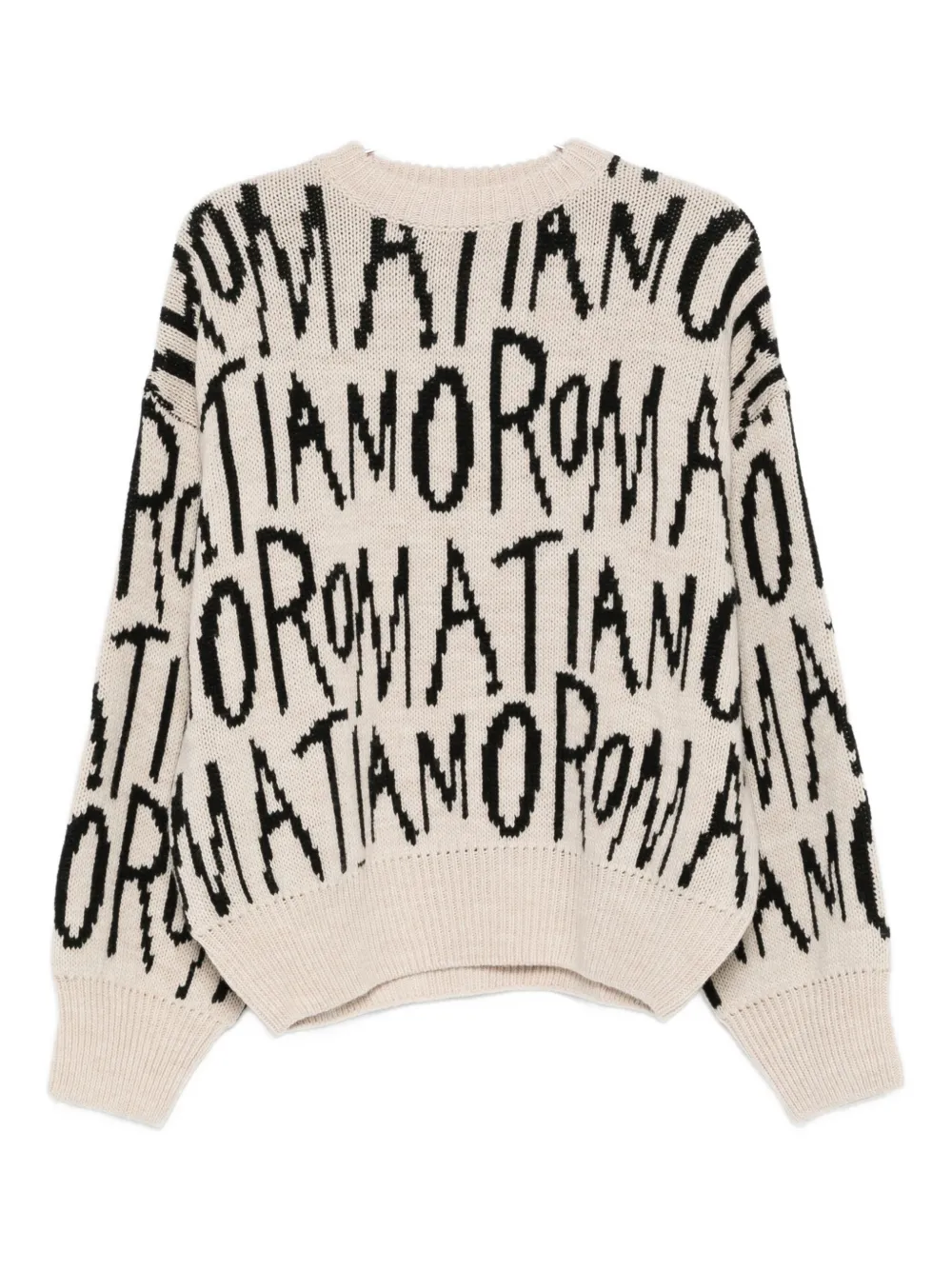 Свитер с вязаной надписью Alysi, нейтральный
Свитер с вязаной надписью Alysi, нейтральный