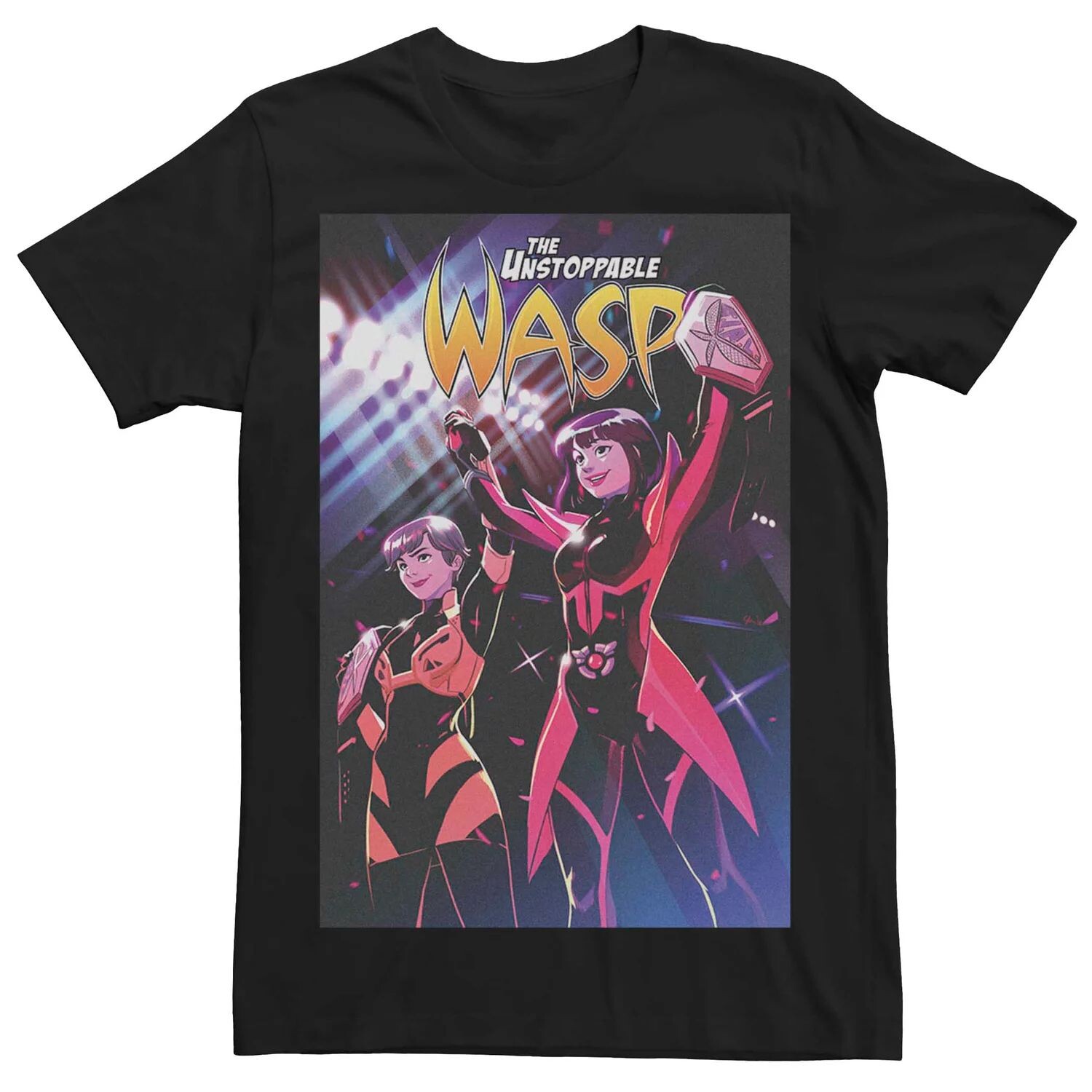 Мужская футболка с обложкой комикса Marvel's The Unstoppable Wasp (2018) #2 Licensed Character 
Мужская футболка с обложкой комикса Marvel's The Unstoppable Wasp (2018) #2 Licensed Character