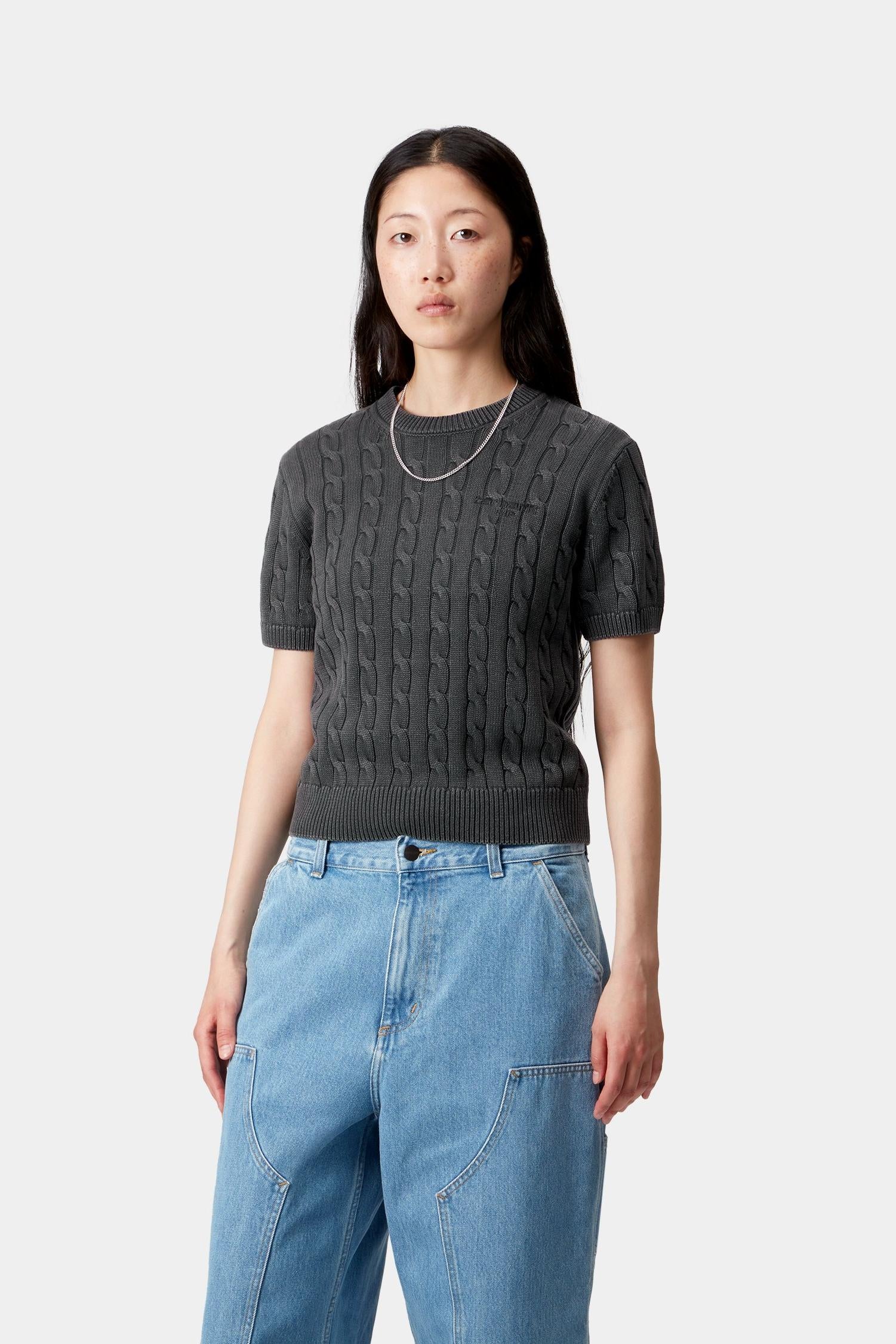 Женская вязаная футболка Carter Carhartt, черный
Женская вязаная футболка Carter Carhartt, черный