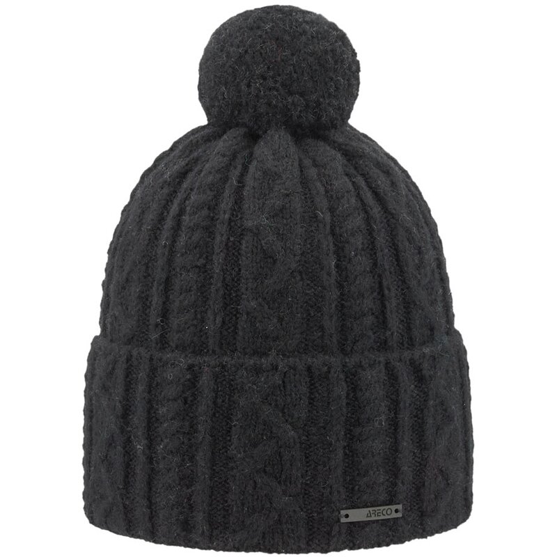 Шапка с помпоном Areco, черный
Шапка с помпоном Areco, черный