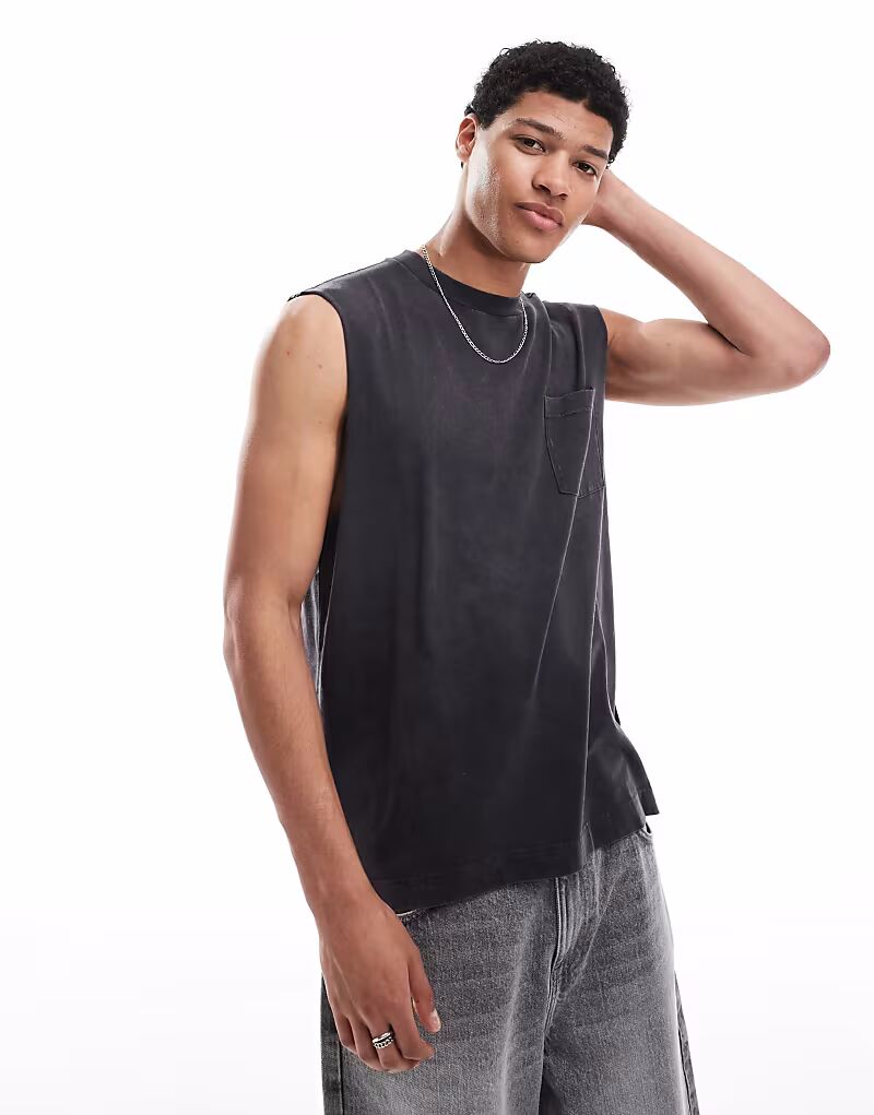 Майка Hollister с объемными карманами, кислотно-серого цвета
Майка Hollister с объемными карманами, кислотно-серого цвета