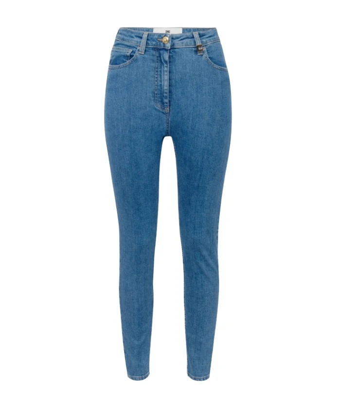 Узкие джинсы с логотипом. Elisabetta Franchi, синий
Узкие джинсы с логотипом. Elisabetta Franchi, синий